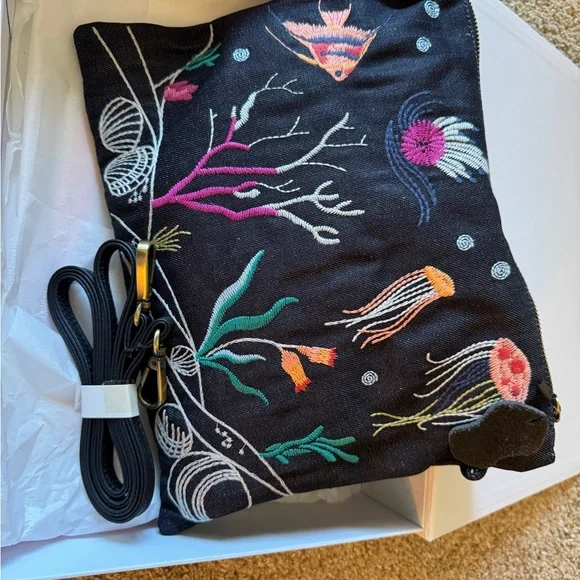 Johnny Was Stiched Marine Life purse - Picture 2 of 7